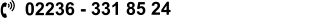   02236 - 331 85 24